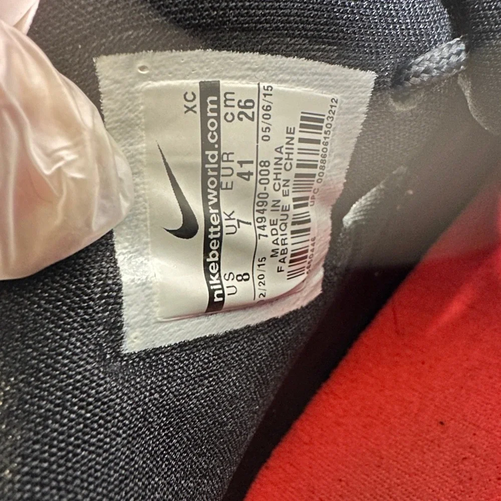 Nike LeBron Soldier 9 IX Dark Grey Crimson Basketball Shoes 749490-008 Mens 8